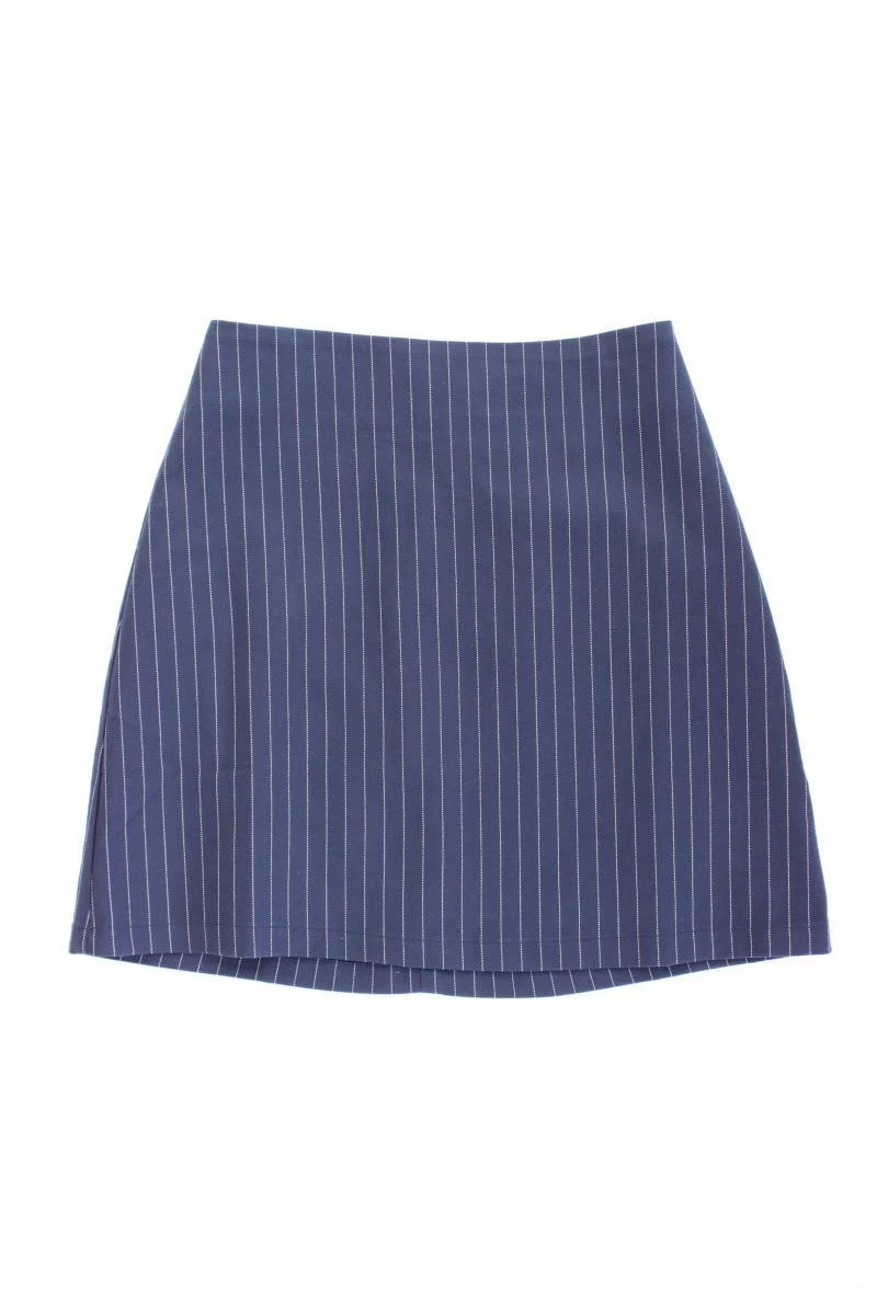 Monki Rock Gr. 34 gestreift blau aus Polyester