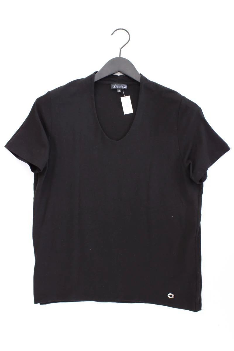 Lisa Tossa T-Shirt Gr. XXL Kurzarm schwarz aus Baumwolle