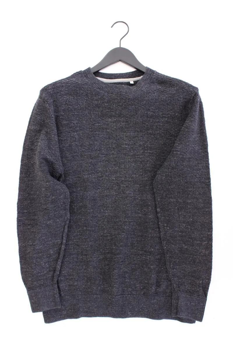 s.Oliver Feinstrickpullover für Herren Gr. XL grau aus Baumwolle