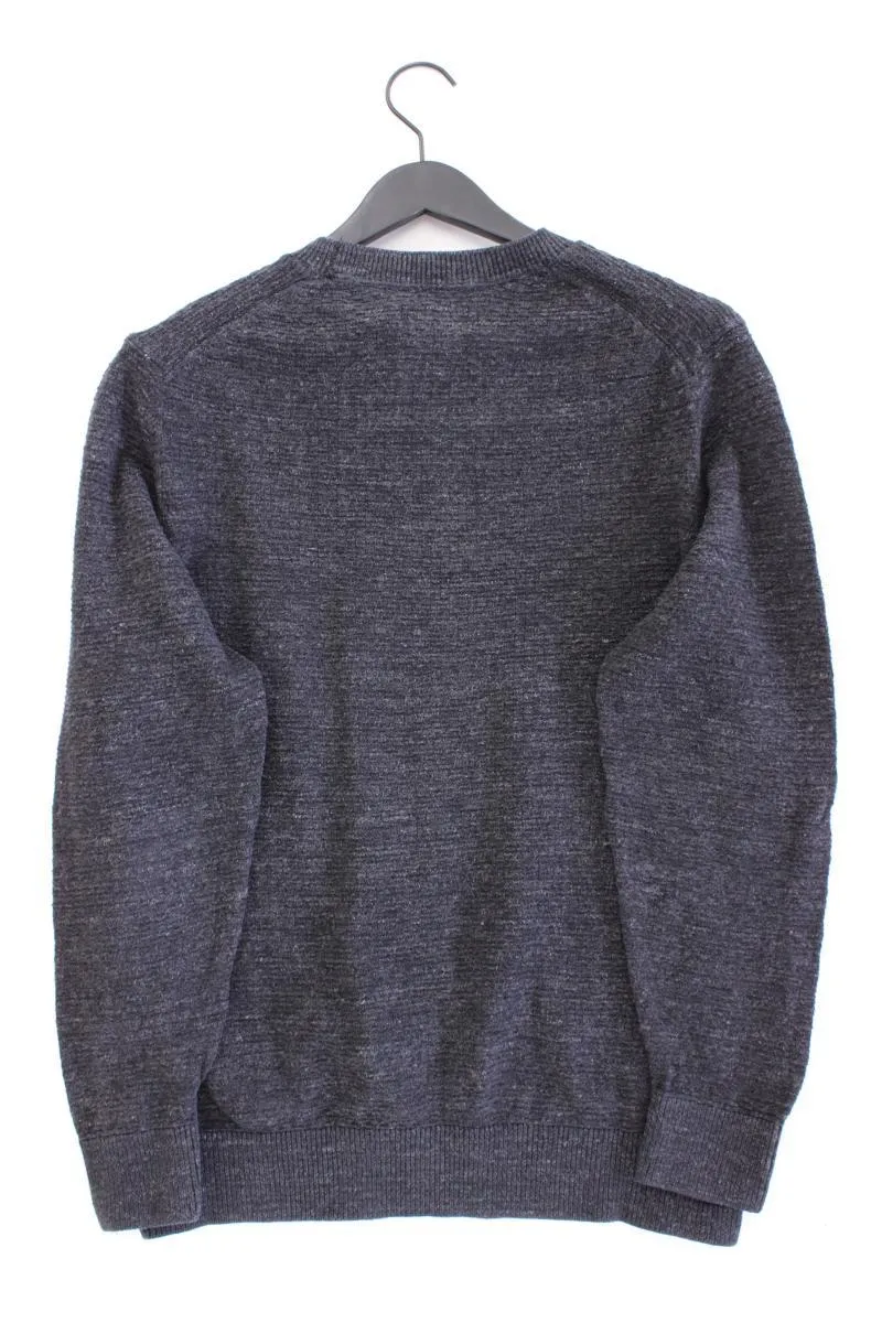 s.Oliver Feinstrickpullover für Herren Gr. XL grau aus Baumwolle