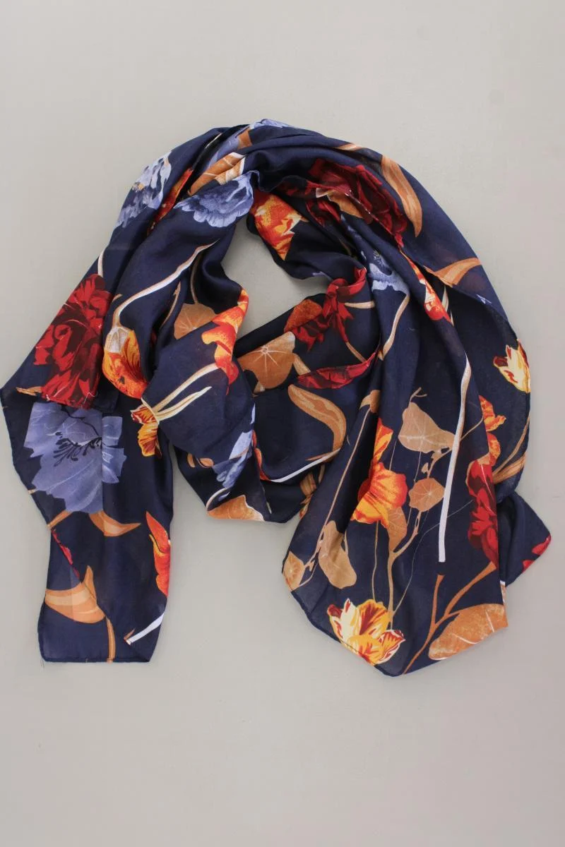 Tuch mit Blumenmuster mehrfarbig aus Polyester
