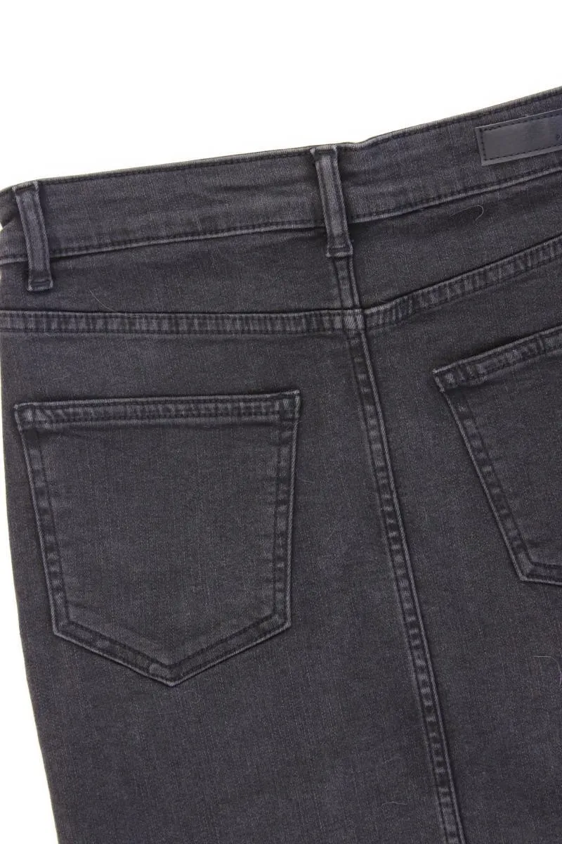 Pieces Jeansrock Gr. M grau aus Baumwolle