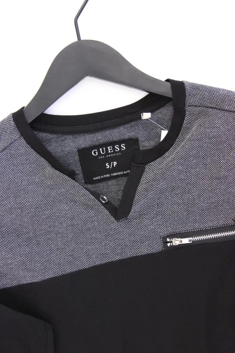 Guess Longsleeve-Shirt für Herren Gr. S Langarm schwarz