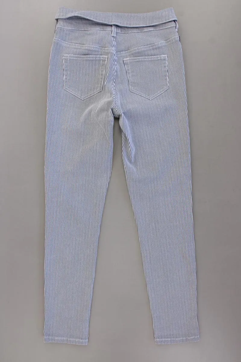 Khujo Hose Gr. W26 gestreift blau aus Baumwolle