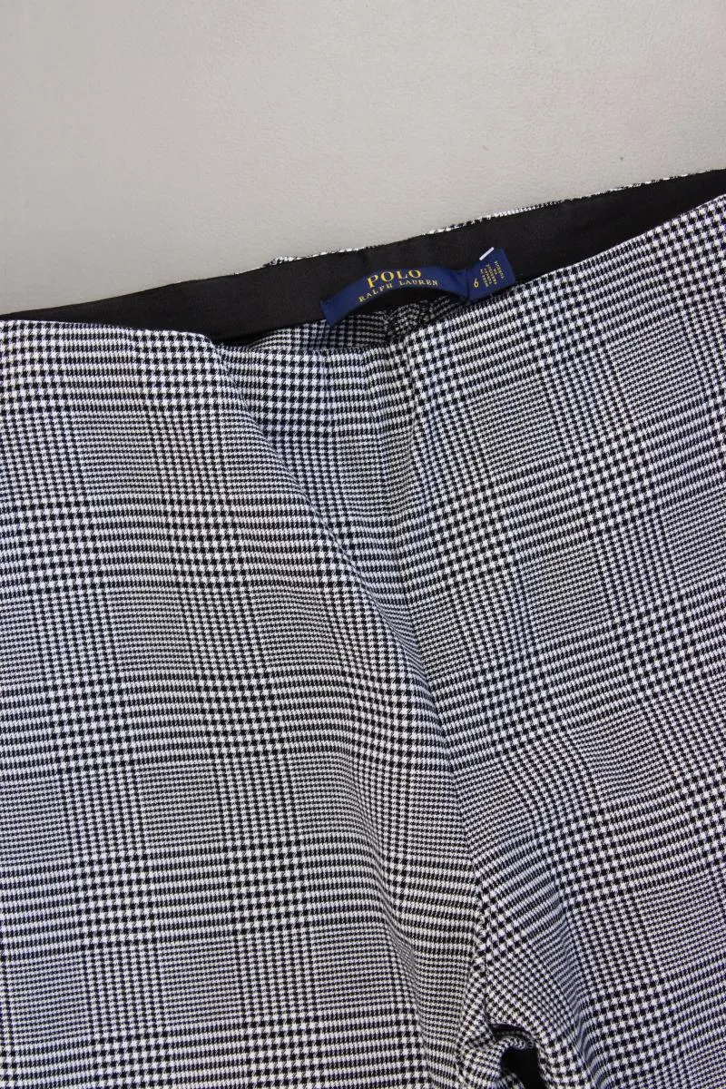 Polo Ralph Lauren Hose Gr. US 6 (S) hahnentritt grau aus Baumwolle