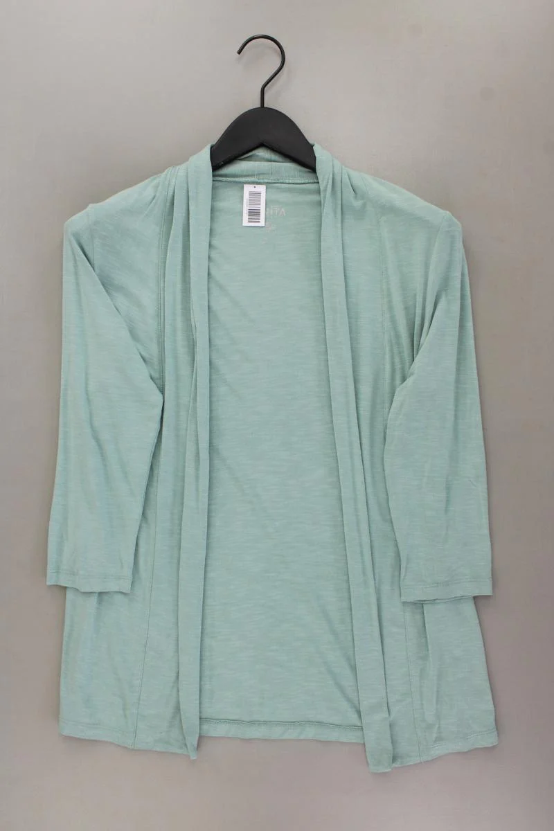 Bonita Classic Cardigan Gr. S 3/4 Ärmel blau aus Viskose