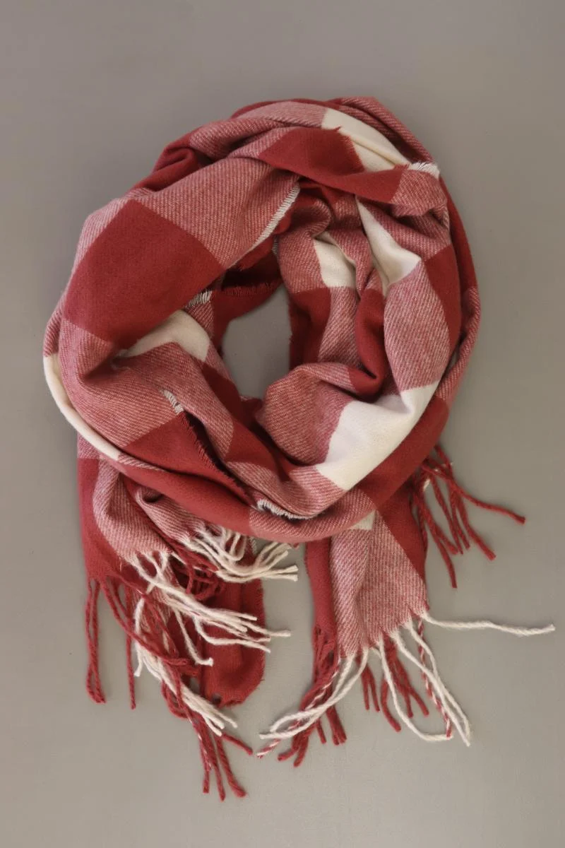Bruno Banani Schal kariert rot aus Polyester