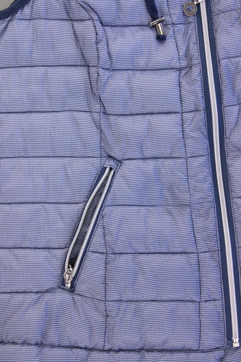 Gina Laura Steppweste Gr. M blau aus Polyester