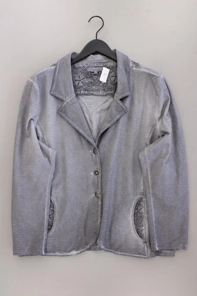 Liberty Jerseyblazer Gr. XXXL grau aus Baumwolle