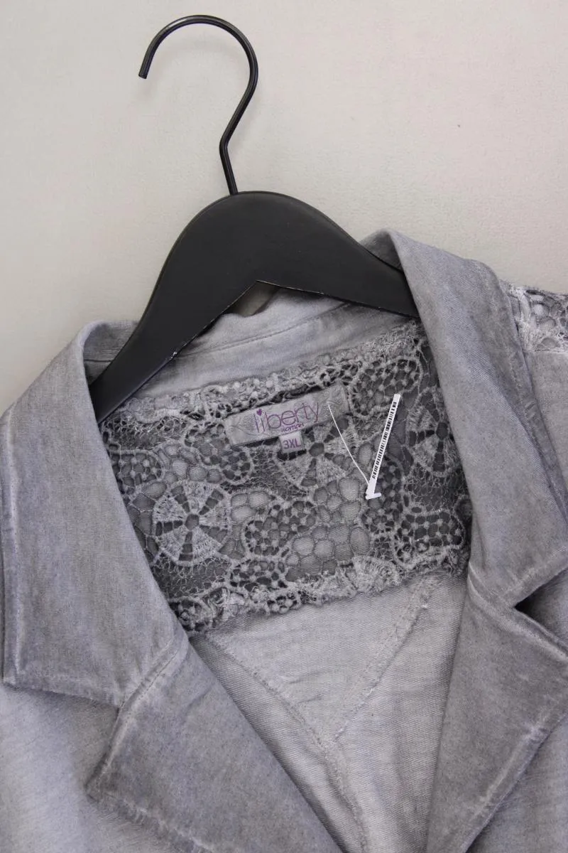 Liberty Jerseyblazer Gr. XXXL grau aus Baumwolle