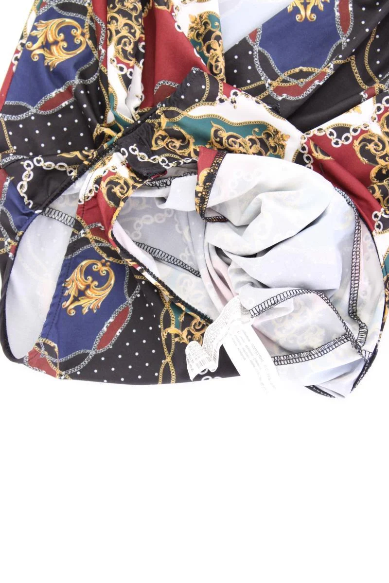 Zara Printshirt Gr. M Langarm mehrfarbig aus Polyester