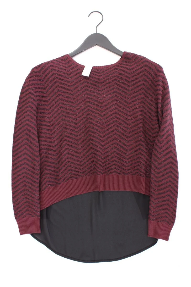 Le temps des cerises Feinstrickpullover Gr. XS rot aus Viskose