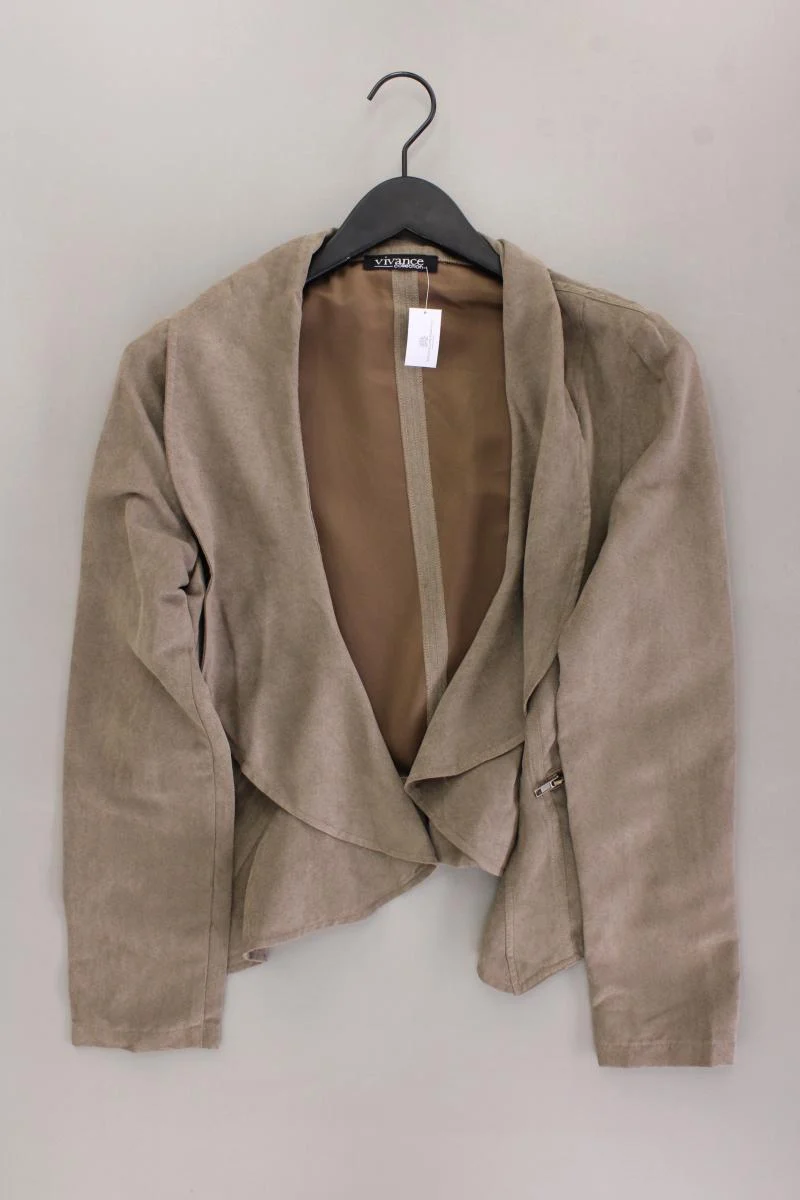 Vivance Übergangsjacke Gr. 38 braun aus Polyester
