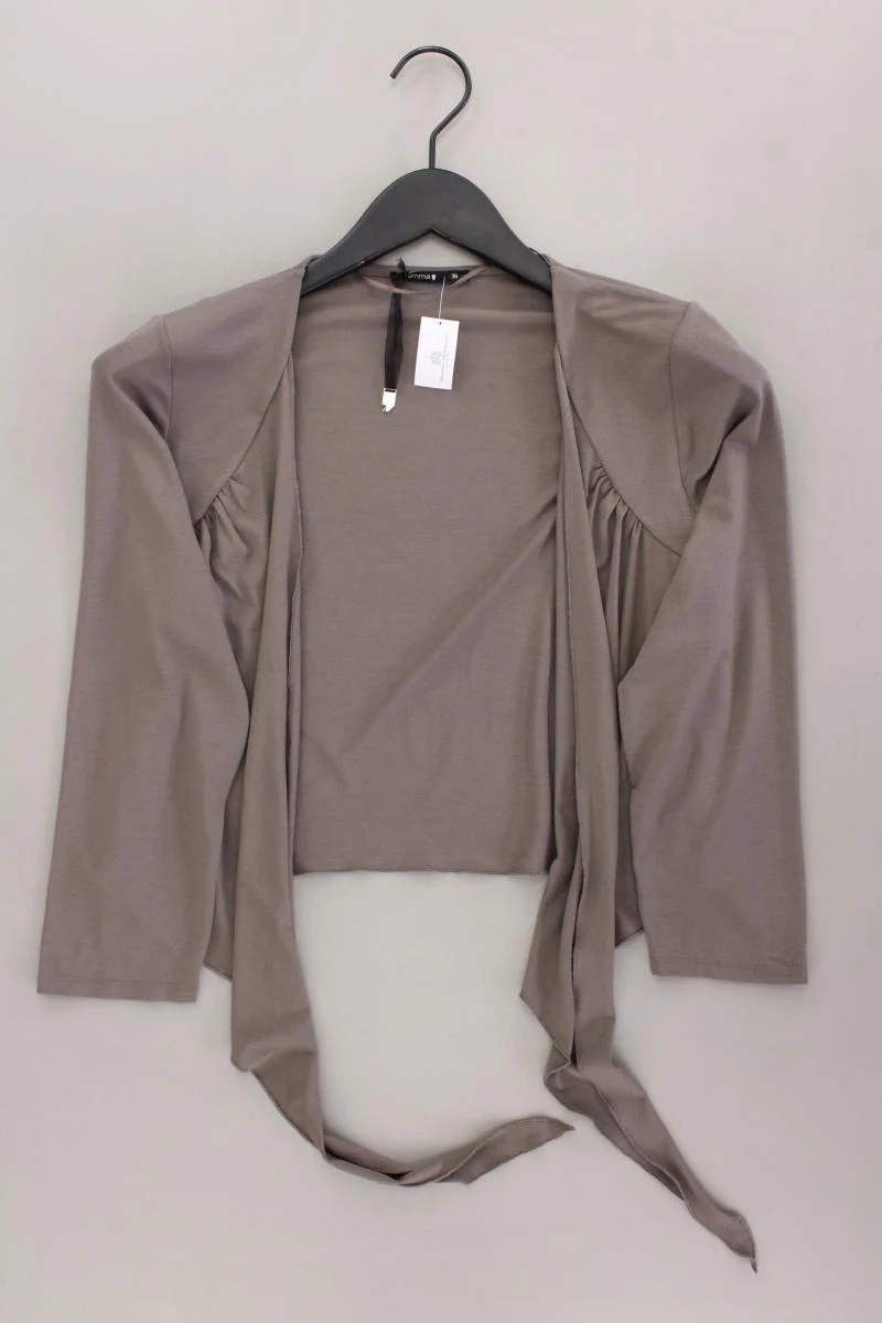 comma, Bolero Jäckchen Gr. 38 3/4 Ärmel braun aus Viskose