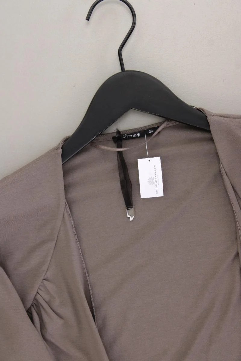 comma, Bolero Jäckchen Gr. 38 3/4 Ärmel braun aus Viskose