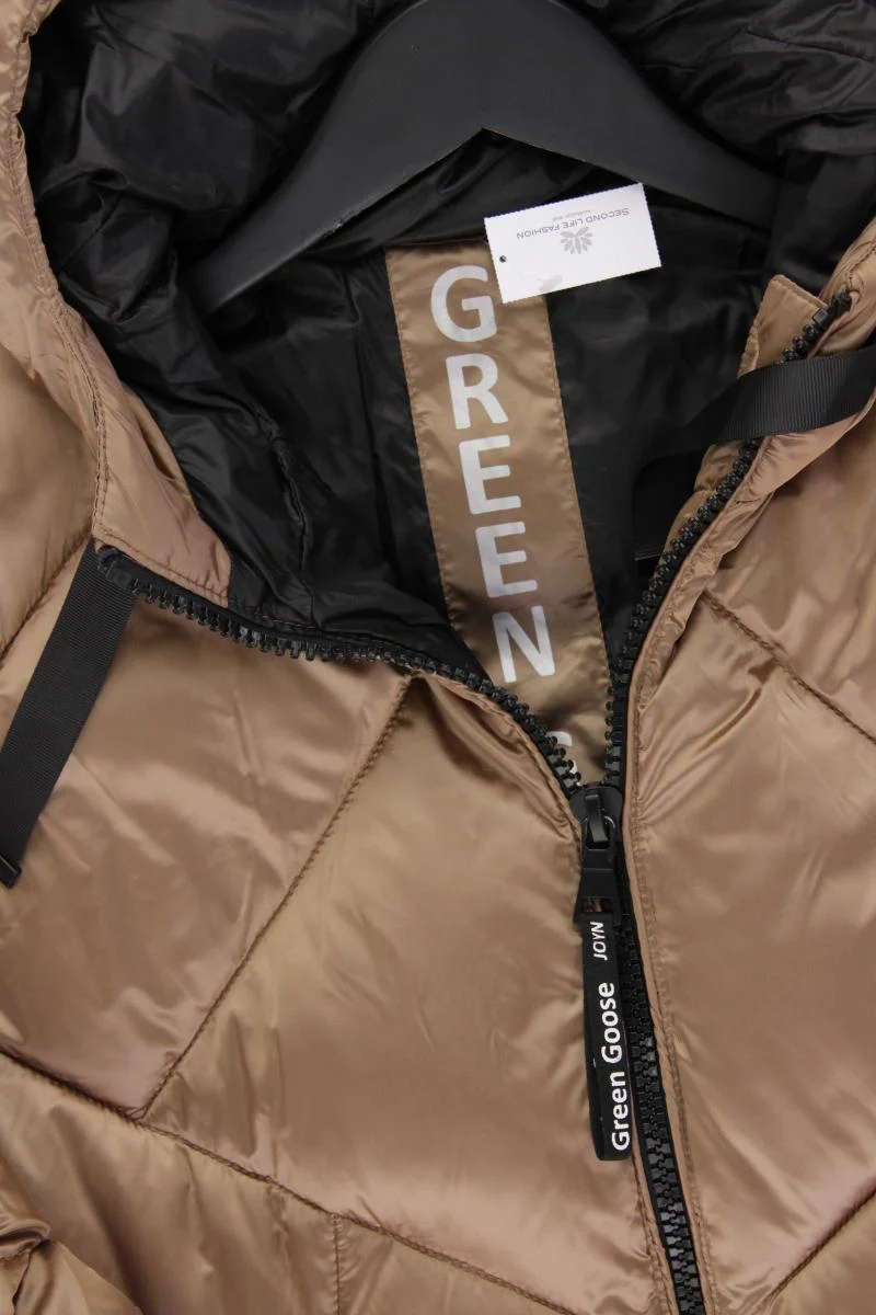 Green Goose Winterjacke Gr. 44 gold aus Polyamid