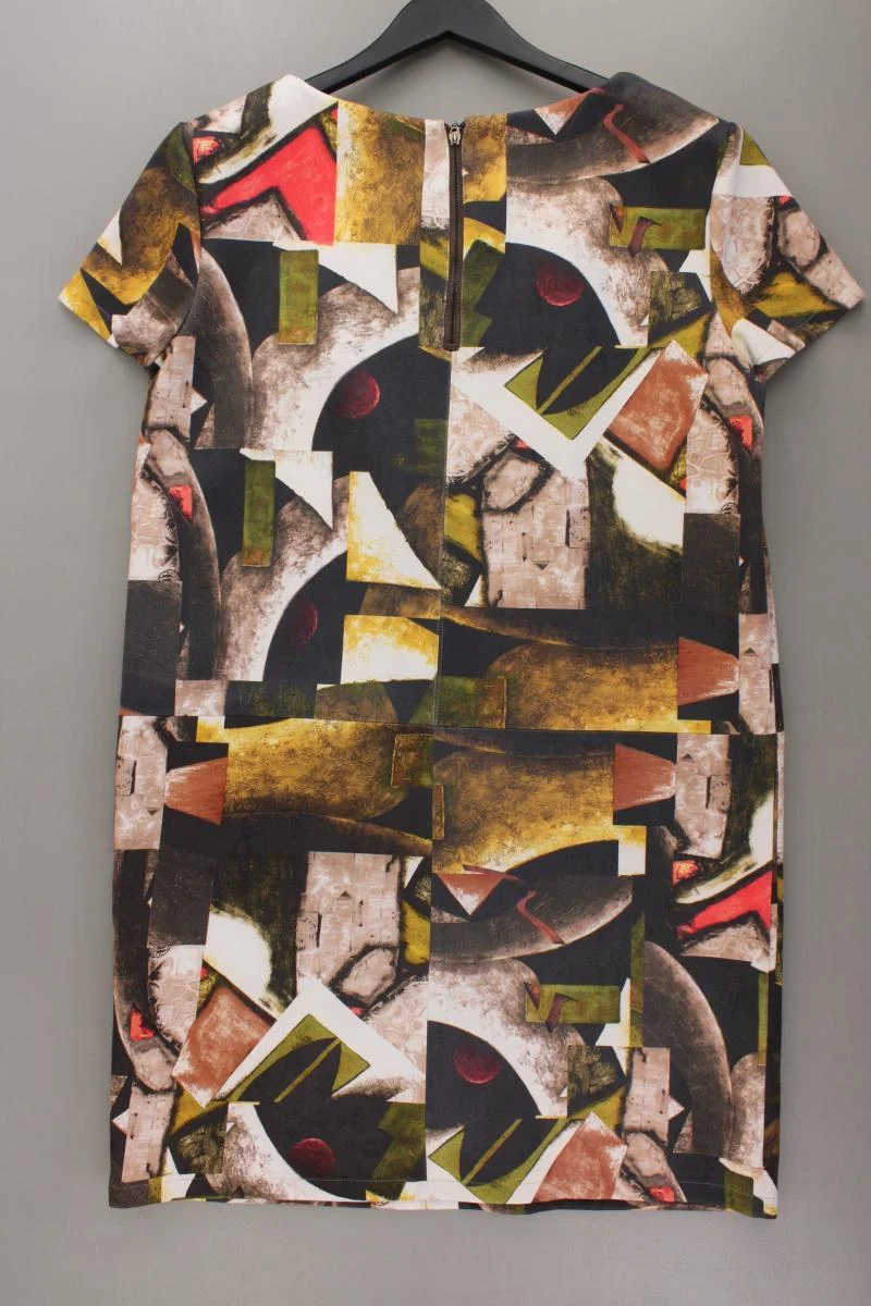 Smashed Lemons Etuikleid Gr. 44 Kurzarm mehrfarbig aus Polyester