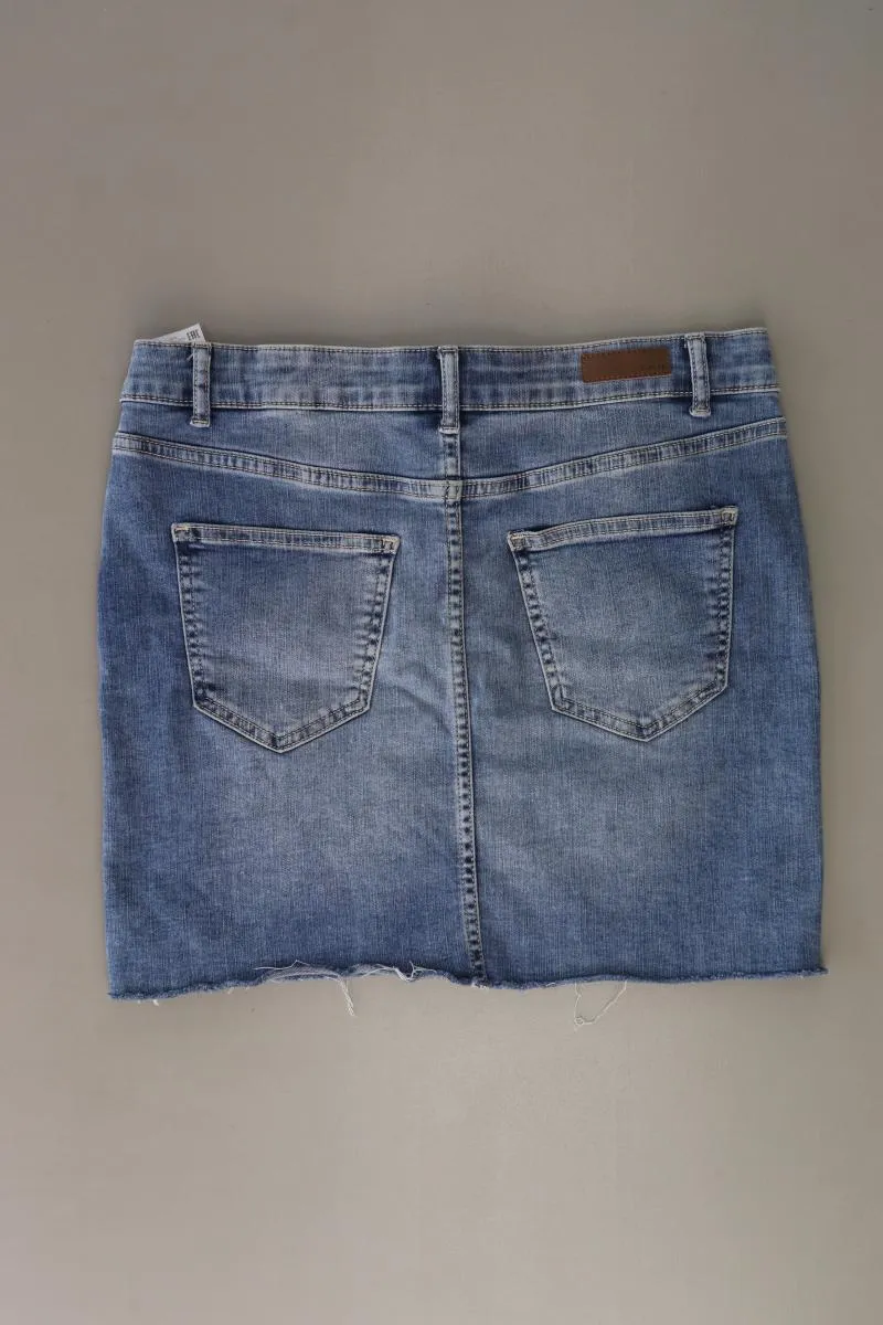 Pieces Jeansrock Gr. L blau aus Baumwolle