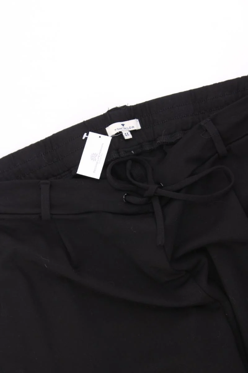 Tom Tailor Stoffhose Gr. 44 schwarz aus Viskose