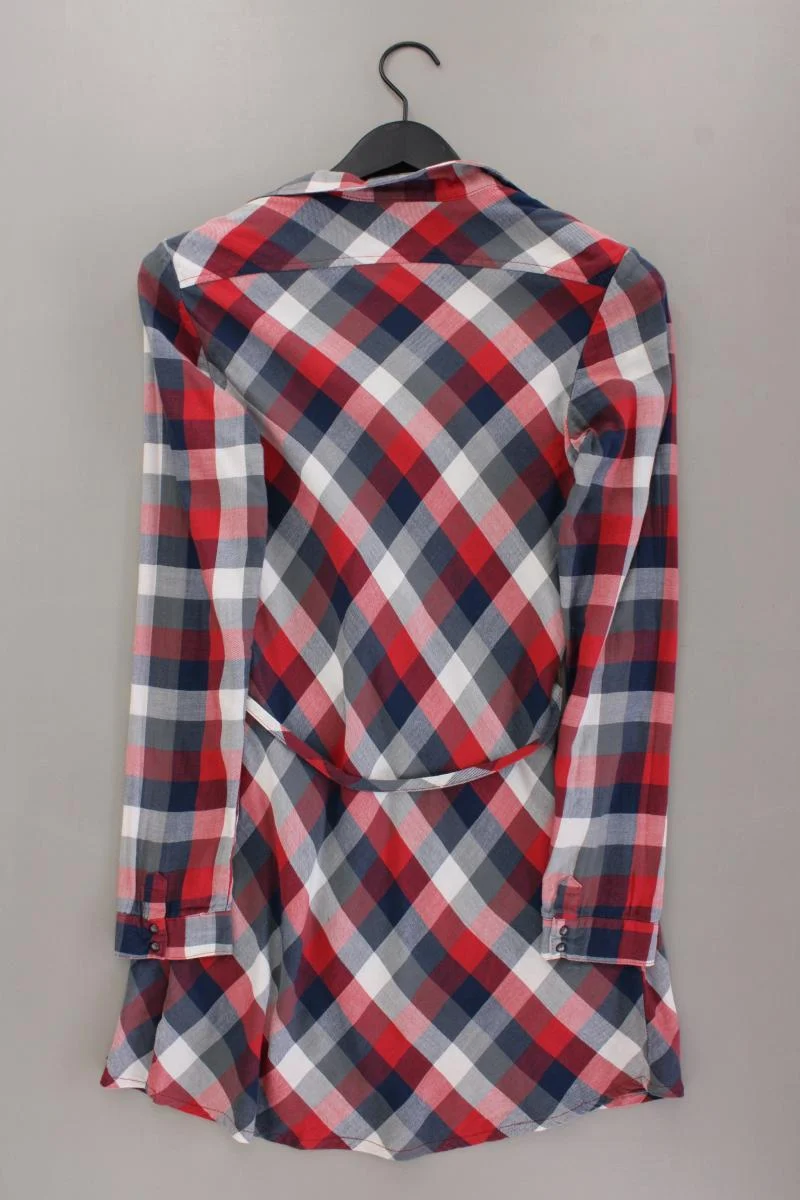 Cordon Industry Minikleid Gr. S kariert Langarm mit Nieten mehrfarbig