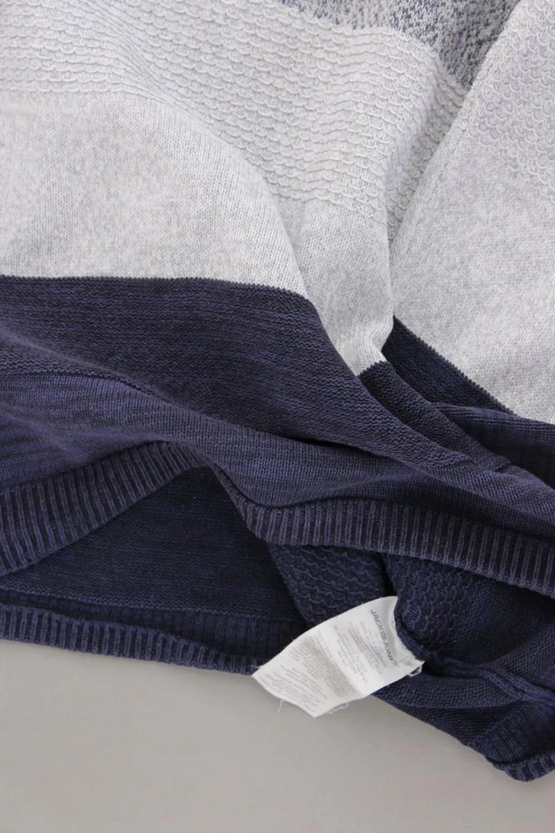 Jack & Jones Grobstrickpullover für Herren Gr. XL blau aus Baumwolle
