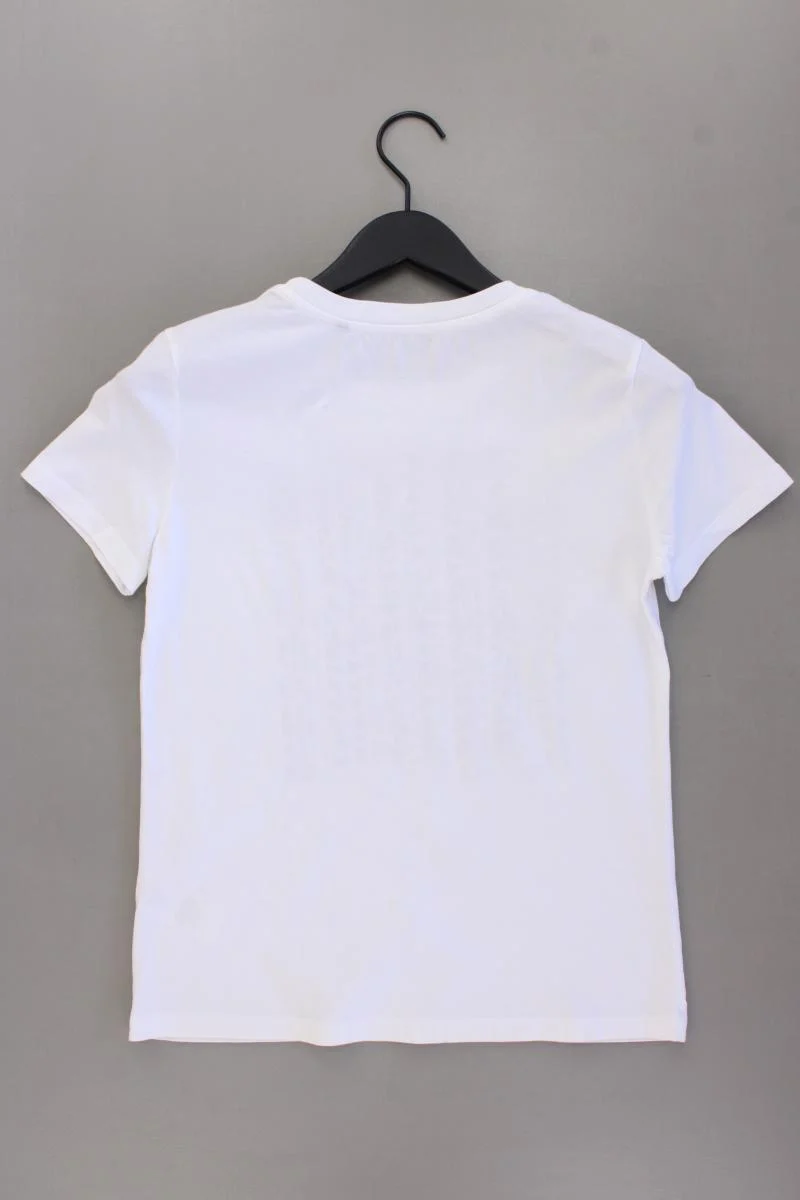 One more story Printshirt Gr. 36 Kurzarm weiß aus Baumwolle