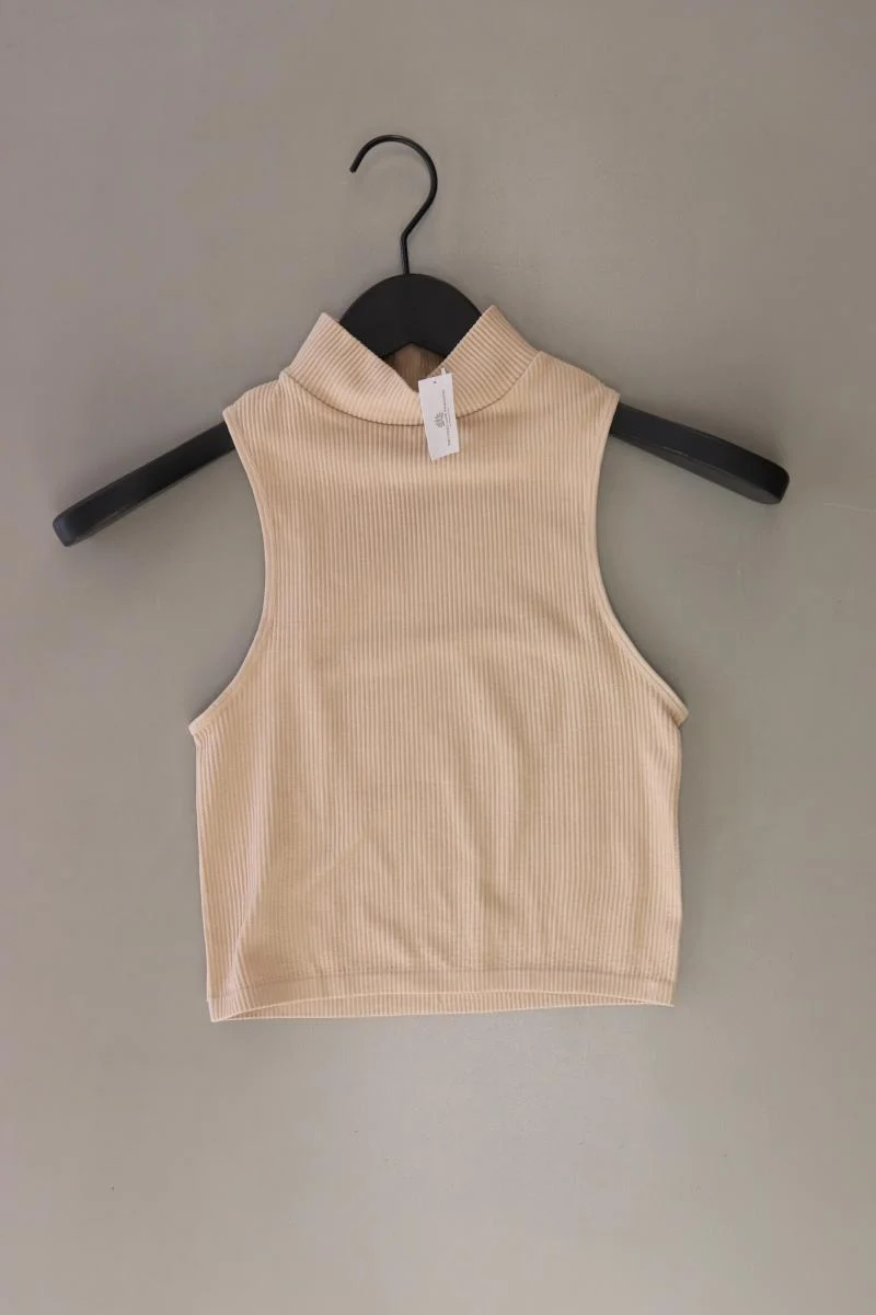 Zara Crop Top Gr. XS/s creme aus Polyester