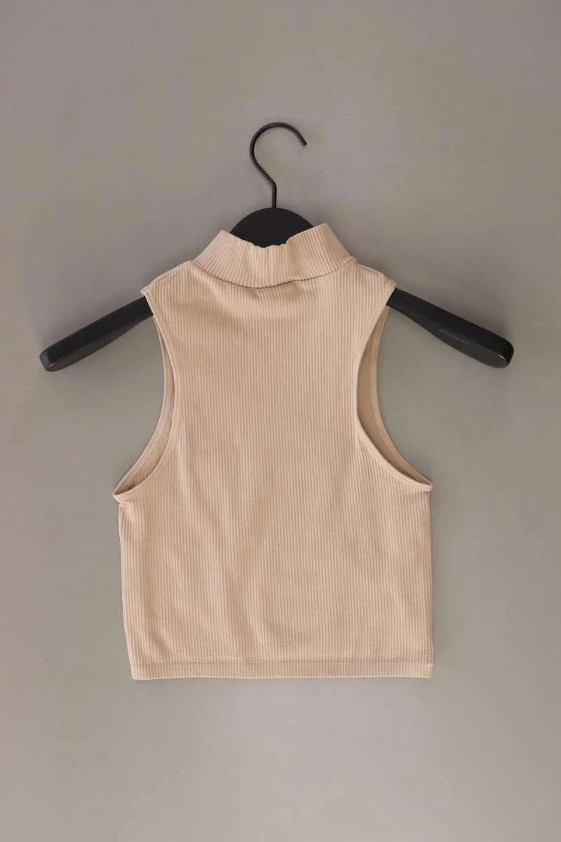 Zara Crop Top Gr. XS/s creme aus Polyester