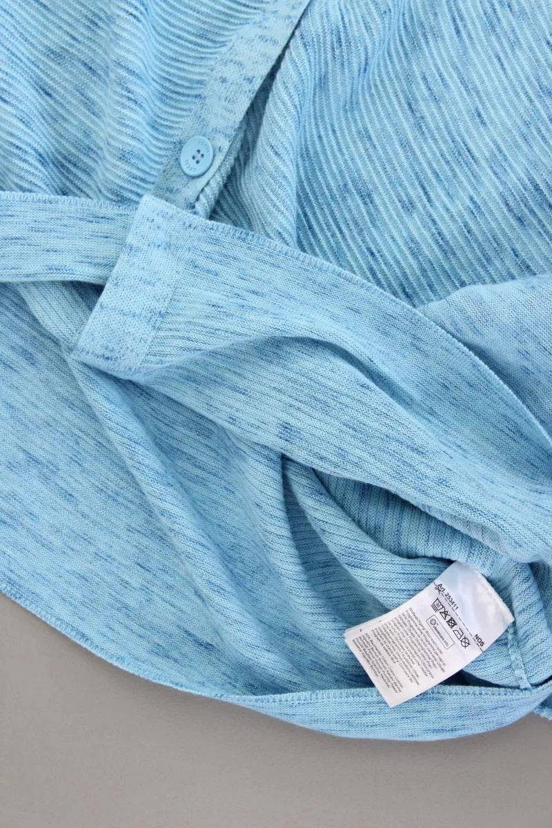 Cecil Strickjacke Gr. XXL neuwertig Langarm blau aus Baumwolle