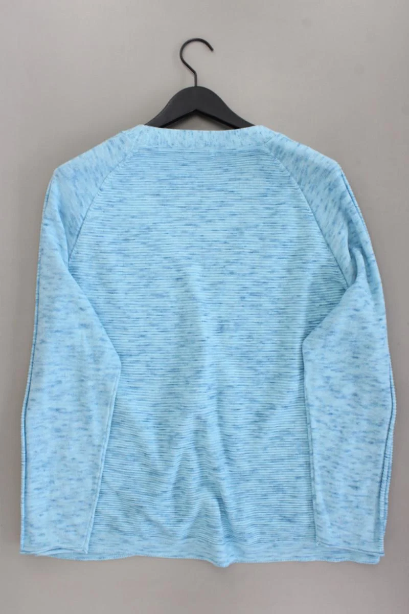 Cecil Strickjacke Gr. XXL neuwertig Langarm blau aus Baumwolle