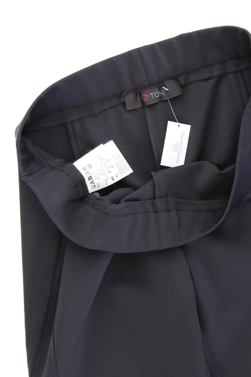 TONI Stretchhose Gr. 40 neuwertig blau aus Polyamid