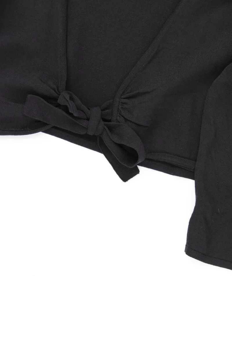 s.Oliver Selection Bolero Jäckchen Gr. 42 3/4 Ärmel schwarz aus Viskose