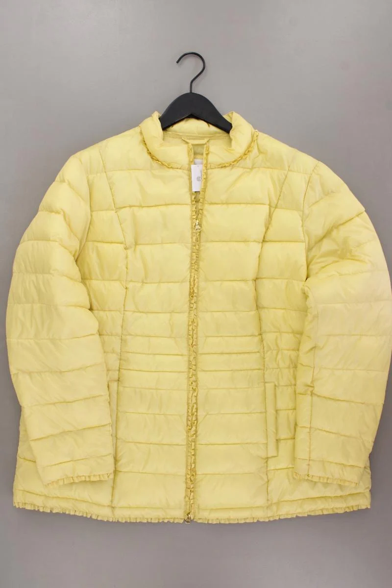 Helena Vera Steppjacke Gr. 50 neuwertig gelb aus Polyester