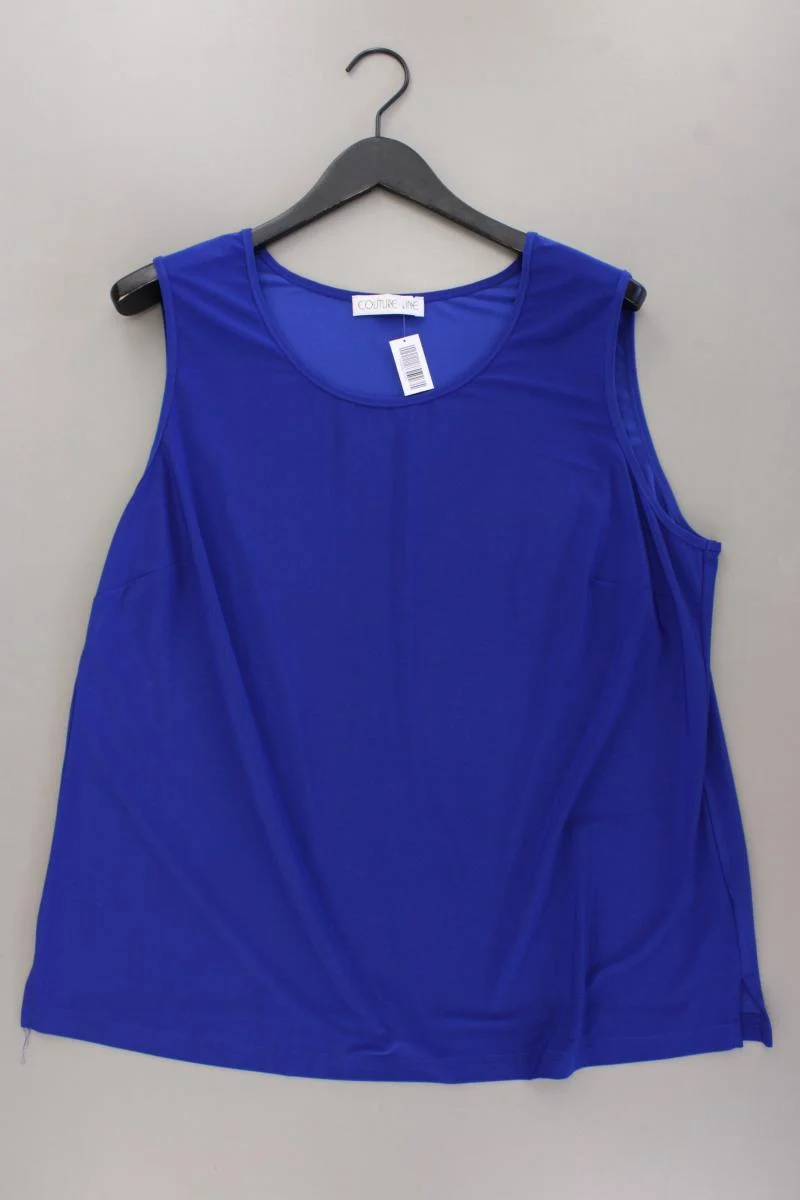 Couture Line Trägertop Gr. 50 neuwertig blau aus Polyester