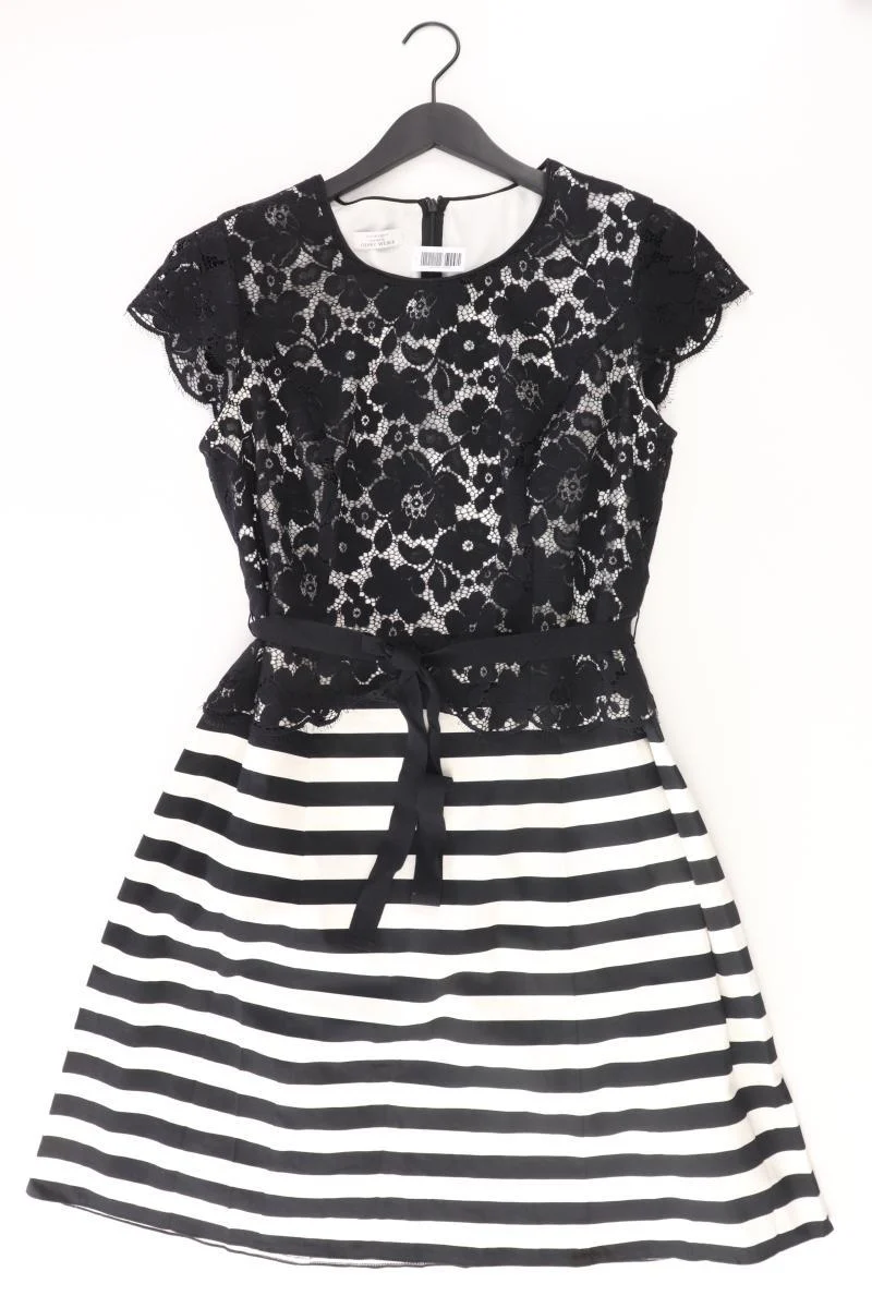 Gerry Weber Abendkleid Gr. 42 Kurzarm schwarz