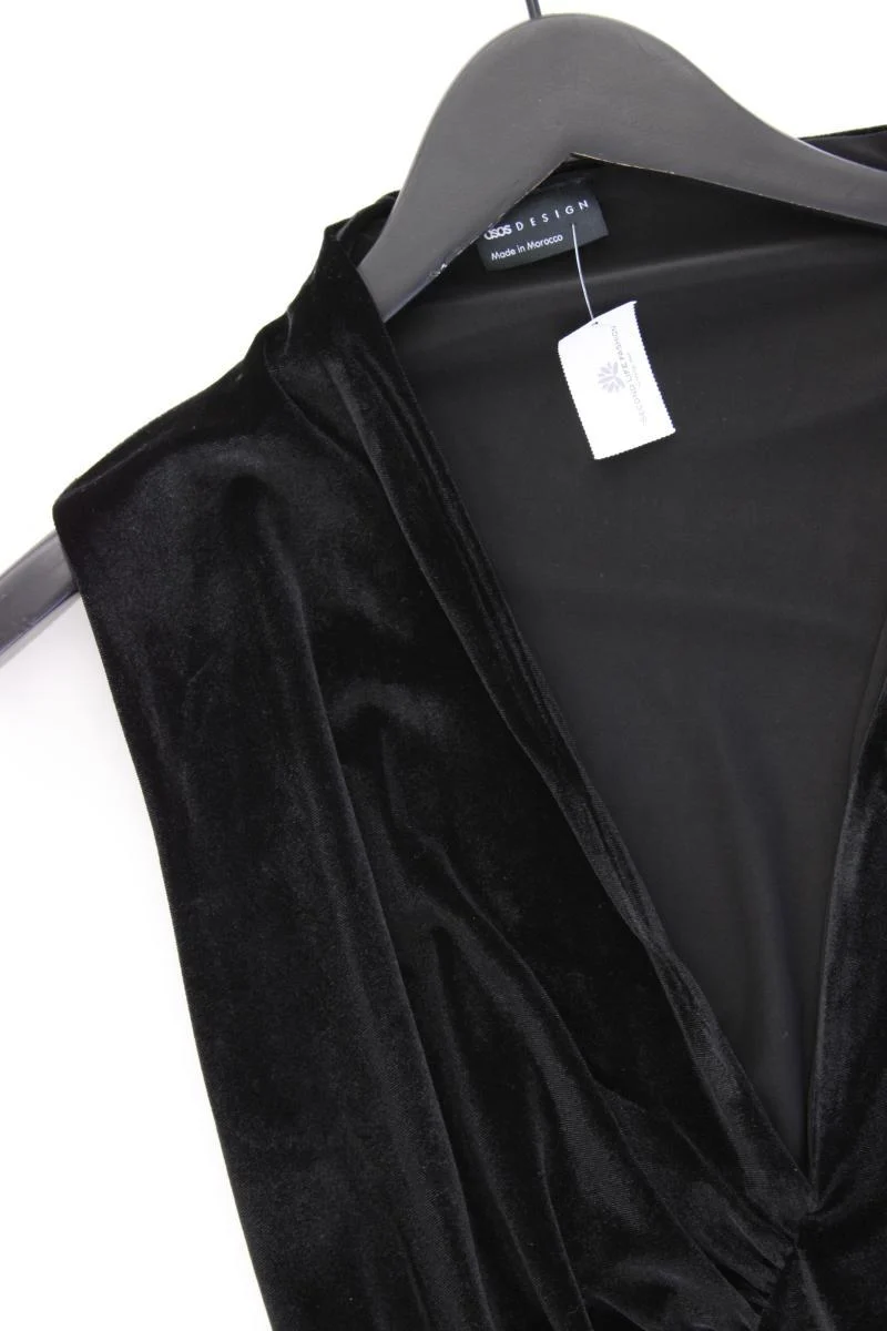 Asos Abendkleid Gr. 40/42 neu mit Etikett Ärmellos schwarz aus Polyester