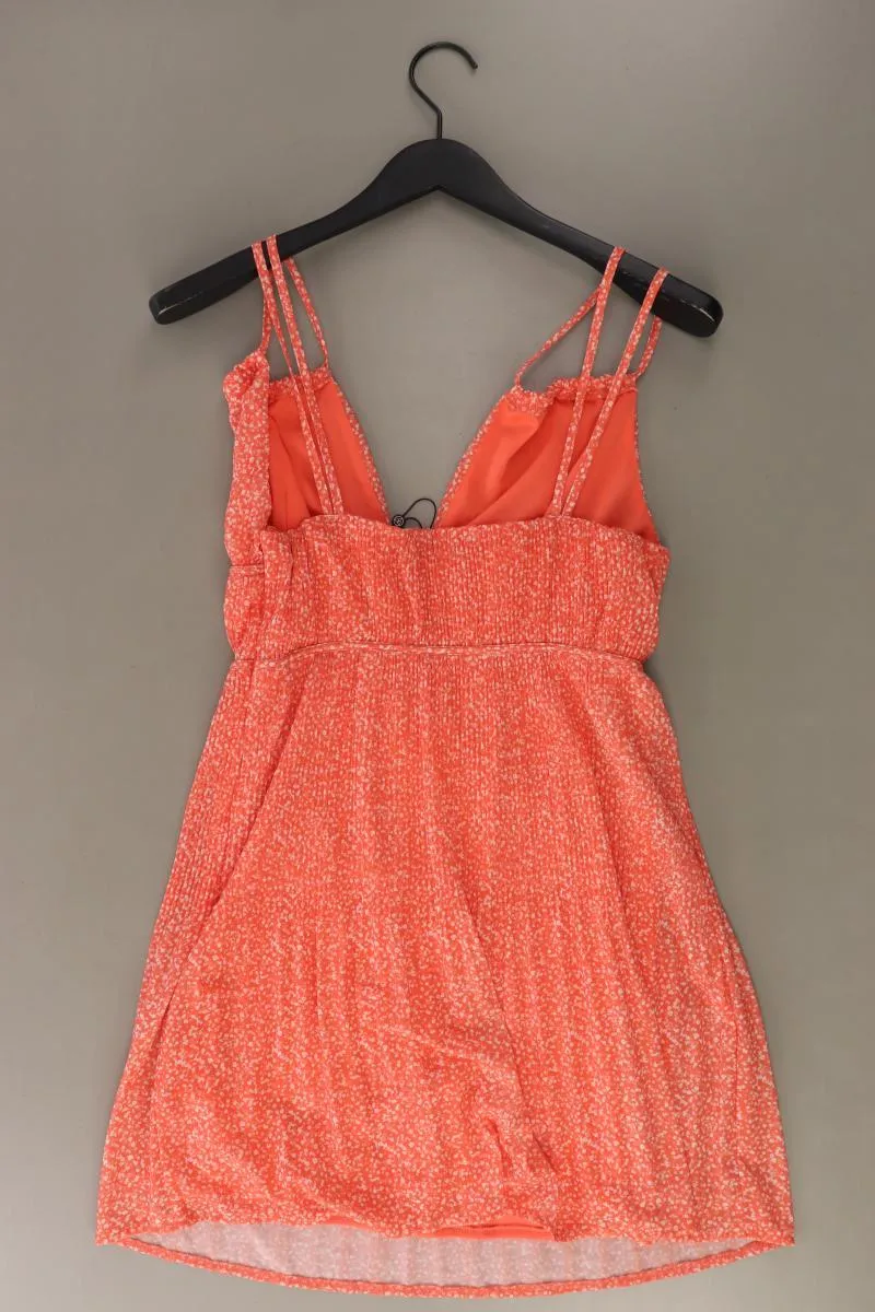 MISSGUIDED Trägerkleid Gr. 38 mit Blumenmuster neu mit Etikett orange