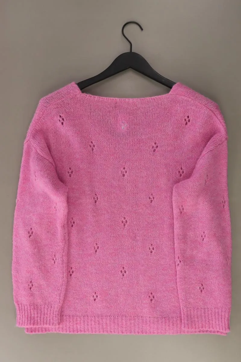 SassyClassy Grobstrickpullover Gr. OneSize pink aus Polyacryl