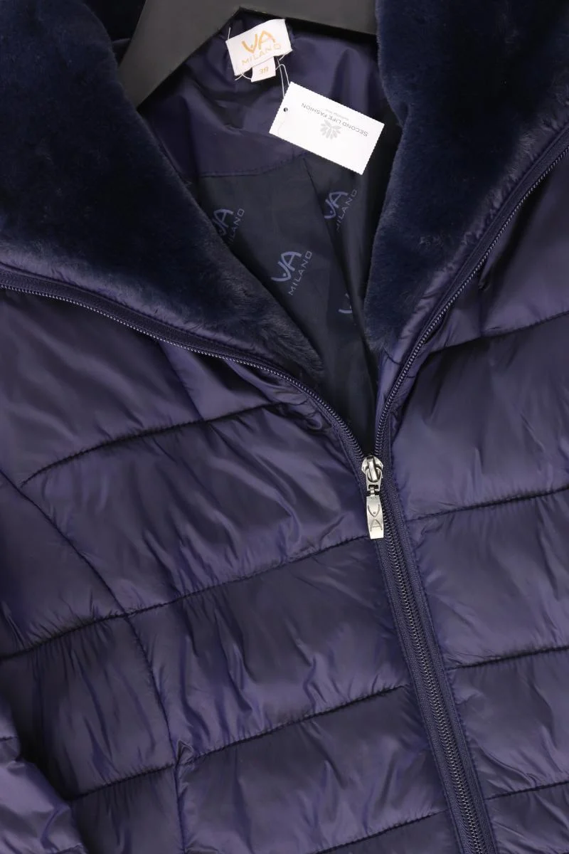 VA Milano Wintermantel Gr. 38 blau aus Polyamid