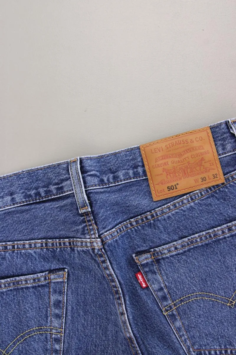 Levi's Straight Jeans für Herren Gr. W30/L32 blau aus Baumwolle