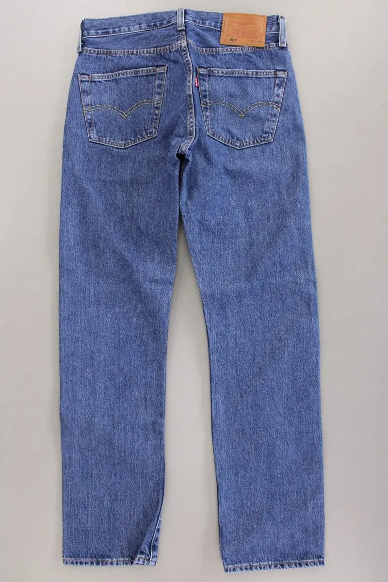 Levi's Straight Jeans für Herren Gr. W30/L32 blau aus Baumwolle
