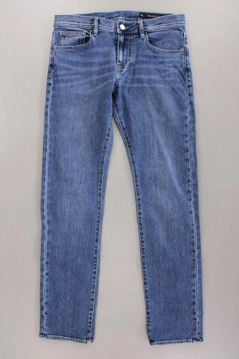 Armani Exchange Slim Jeans für Herren Gr. W30 blau aus Baumwolle