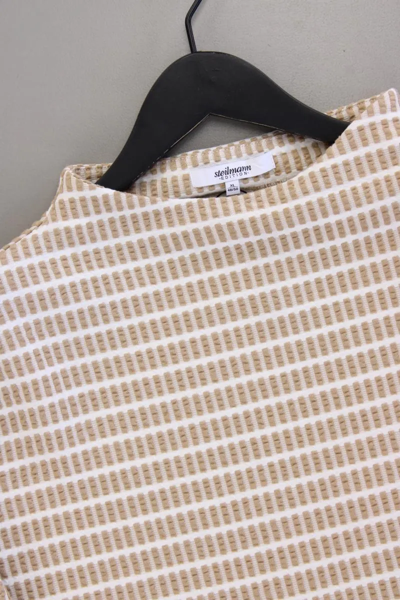Steilmann Langarmpullover Gr. 48/50 neuwertig braun aus Polyester