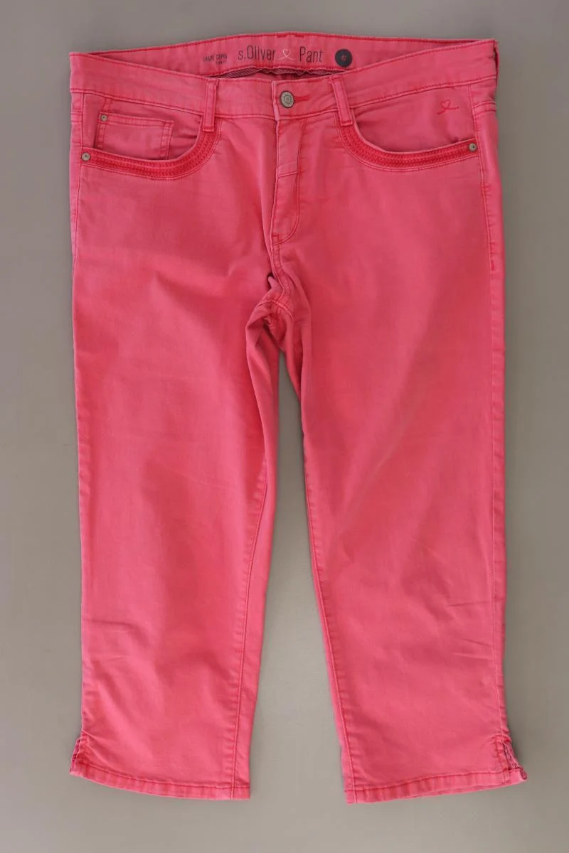 s.Oliver 7/8 Hose Gr. 42 pink aus Baumwolle