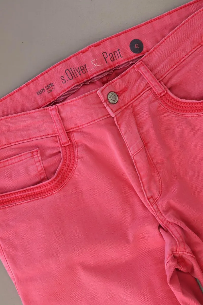 s.Oliver 7/8 Hose Gr. 42 pink aus Baumwolle
