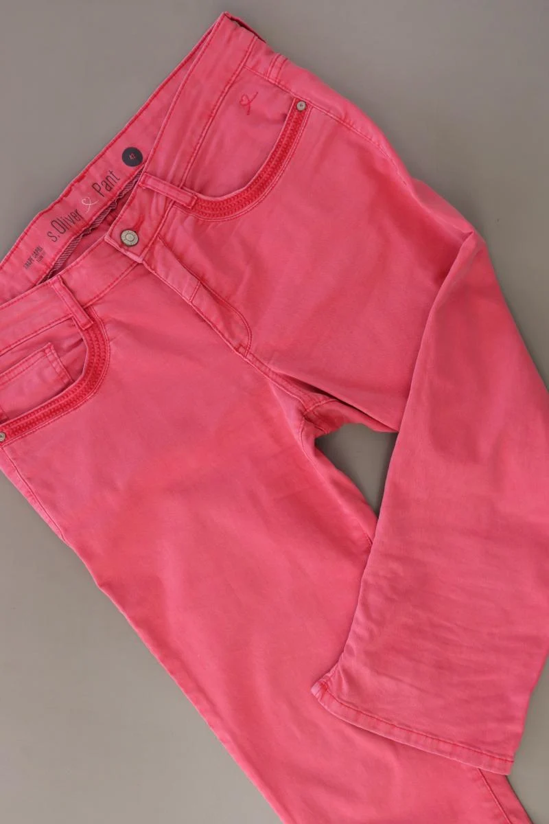 s.Oliver 7/8 Hose Gr. 42 pink aus Baumwolle