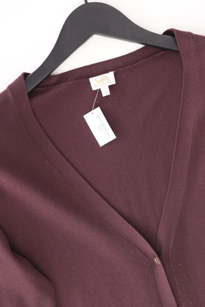 VA Milano Strickjacke Gr. 38 Langarm lila aus Viskose