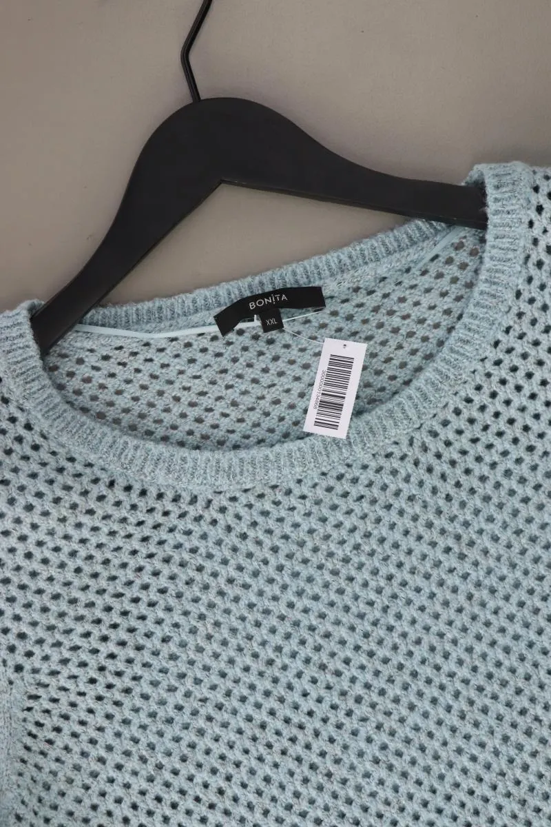 Bonita Langarmpullover Gr. XXL blau aus Polyacryl