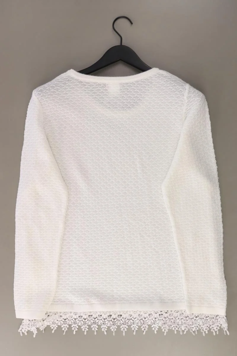 Paola Feinstrickpullover Gr. 46 creme aus Polyacryl