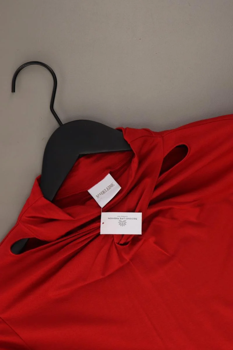 Madeleine Regular Shirt Gr. 40 3/4 Ärmel rot aus Viskose